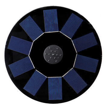 7V 1.4W Solar Powered Floating Birdbath Water Fountain Pump LED Pond Pool Decor