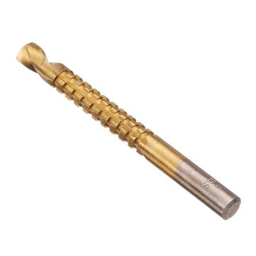 Drillpro 10pcs 3-13mm HSS Titanium Coated Twist Drill Bit Set Wood Metal Cutting Groove Drill Bit