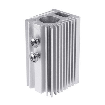 58x22x27mm Silver 12mm Aluminum Heat Sink Groove Fixed Radiator Seat Cooling Heat Sink for 12mm Lase