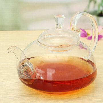 Heat Resistant Elegant Glass Teapot Infuser Flower/Green Tea Pot 750ml Size Coffee Pot Bar Accessory