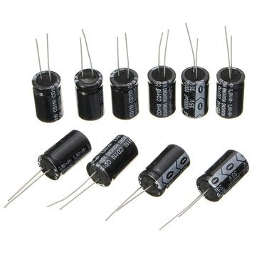 Geekcreit 10pcs 35V 1000uF Electrolytic Capacitor Low ESR 13 x 20mm