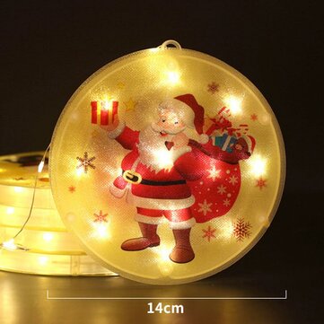 USB Hanging 3D Christmas LED String Light Novelty Decorative Light with Remote Control for Festival