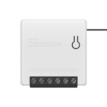 6pcs SONOFF MiniR2 Two Way Smart Switch 10A AC100-240V Works with Amazon Alexa Google Home Assistant
