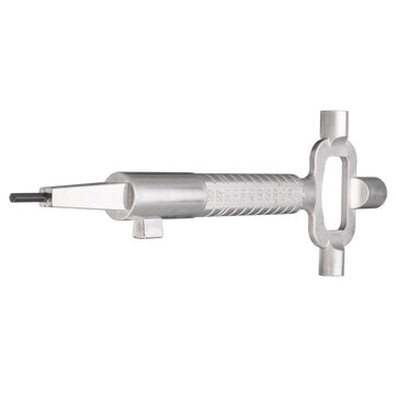 Sliver Locksmith Tool Multi Purpose Cylinder Gauge Cam Turner Spindle Turner
