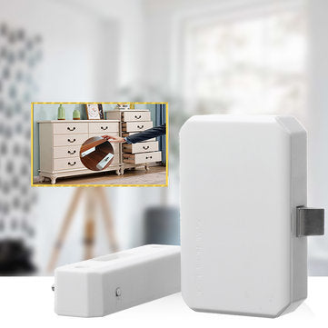 Battery Powered Cabinet Drawer Door Lock Auto Card Safety Security Home Office Keyless Locker
