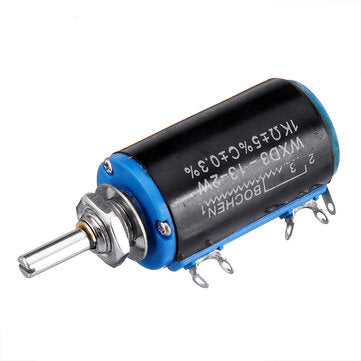 3pcs WXD3-13-2W Precision Potentiometer 1K 1K Ohm Wirewound Multi-Turn Potentiometer