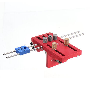 X700 3 in 1 Aluminum Alloy Dowelling Jig with Clamping System Set Wood Dowel Drilling Position Jig W