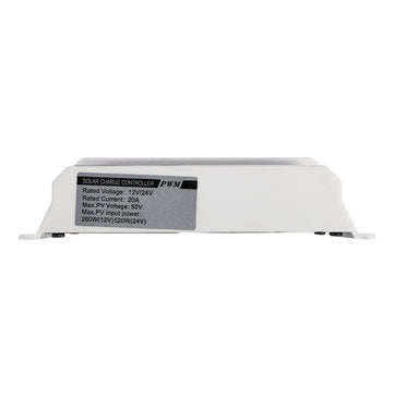 10A 12V/24V PWM Solar Panel Charge Controller Li-ion & Lead Acid Battery Charger USB LCD Display