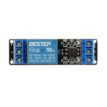 1 Channel 3.3V Low Level Trigger Relay Module Optocoupler Isolation Terminal BESTEP for Arduino - pr