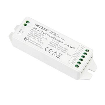 MiBoxer FUT039(Upgraded) 2.4GHz RGB+CCT LED Strip Controller Work with DMX512 Amazon Alexa Google Ho