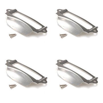 Silver Kitchen Drawer Cupboard Label Pull Cabinet Frame Handle Name Card Holder