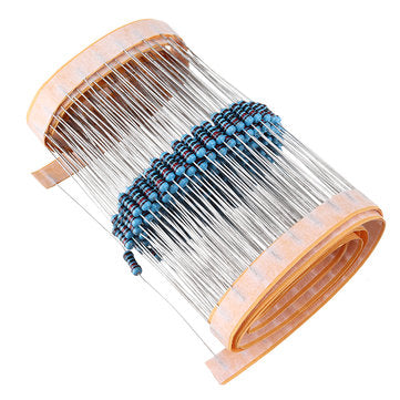 600pcs 1/4W 10K Ohm Resistor +/- 1% 1/4w 10KR Ohm Metal Film Resistors 0.25W Watt Color Ring Resista