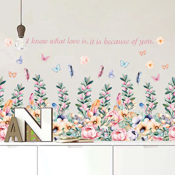Miico SK6097 Decorative Sticker Sofa TV Background Wall Stickers Bedroom Bedside Wall Sticker DIY St