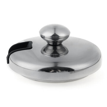 1.3L Double-layer 304 Stainless Steel Ice Bucket Round Small Bucket with Handle