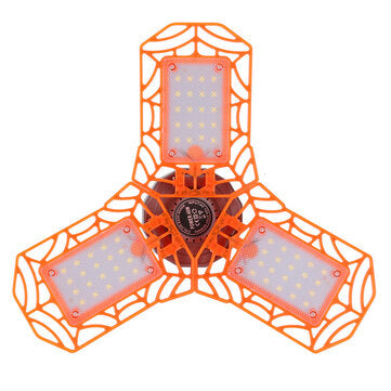 E27 LED Bulb 40W Deformable Garage Light 360Angle Foldable Ceiling Lamp AC85-2... (COLOR.: ORANGE)