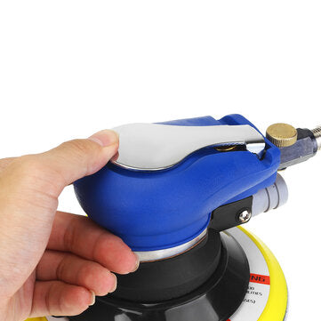 6" Air Palm Random Orbital Sander 150mm Hand Sanding Pneumatic Sanding Tool Set