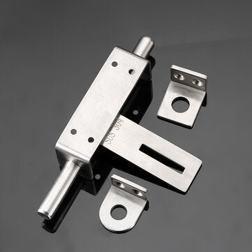 Sliding Bolt Gate Latch Door Thickened 304 Stainless Steel Barrel Bolt Door Latch Door Hasp with Pad