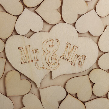 Wedding Signing Board Heart Shape Wooden Wedding Sign Heart Drop Box for Guest Book Message Box Wedd