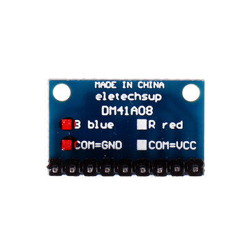 5pcs 3.3V 5V 8 Bit Blue Common Anode LED Indicator Display Module DIY Kit