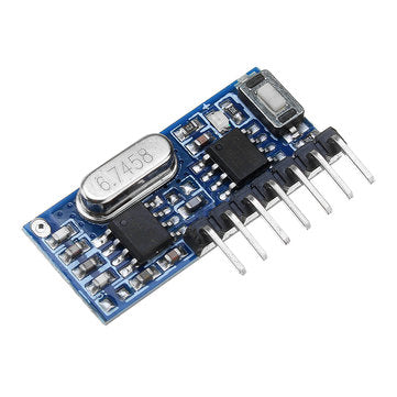 Geekcreit RX480E-4 433MHz Wireless RF Receiver Learning Code Decoder Module 4 Channel Output