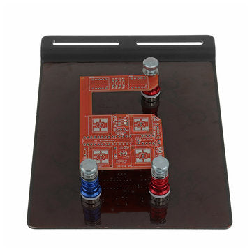 YP-004 PCB Fixture Base Arms Soldering Station PCB Fixture Helping Hands Electronic DIY Tools with U