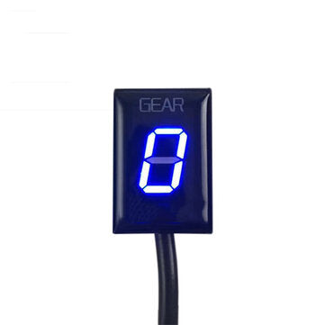 Motorcycle LED Red/Blue/Green 1-6 Gear Display Suitable For Suzuki  (COLOR.: GREEN)