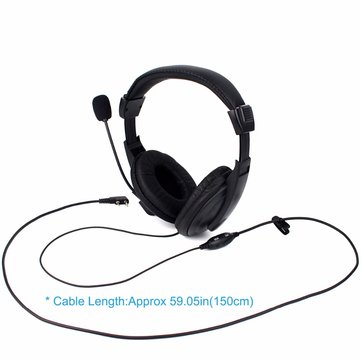 Retevis 2 Pin Retevis R-114 Headset Earpiece For KENWOOD BAOFENG UV-5R Retevis H777 TYT PUXING Two W