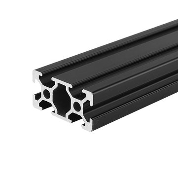 Machifit 300mm Length Black Anodized 2040 T-Slot Aluminum Profiles Extrusion Frame For CNC