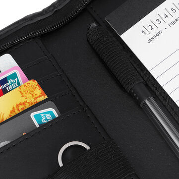 A4 Business File Folder with Ccalculator Memo Pad Multifunctional Card Holder Tablet Bag Conference