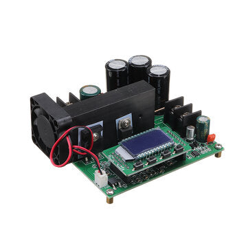 900W 15A Constant Current and Constant Voltage CNC CC CV Step Up Module with LCD Display DC Boost Co