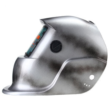 Silver Solar Auto Darkening Welding Helmet TIG MIG Welder Lens Mask
