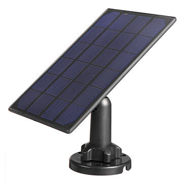 5V High Efficiency Waterproof Solar Panel For Security Camera With 3m/10Ft Charging Cable for IP CCT