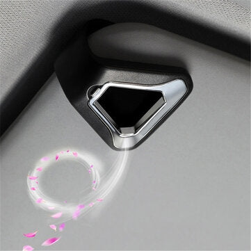 Car Perfume Aromatherapy Air Freshener Conditioning Outlet Clip Decoration... (COLOR.: BLACK&SILVER)