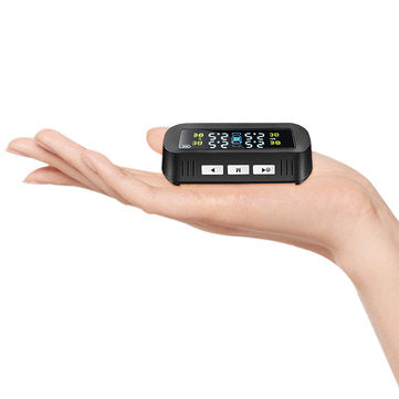 TY-1 Tire Pressure Monitor System Real-time Tester LCD Screen with 4 External Sensors Auto Power On