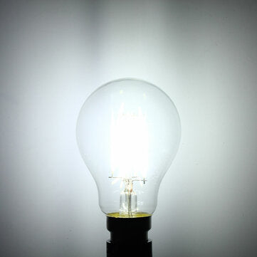 A60 B22 4W White Warm White COB LED Filament Retro Edison Bulbs AC 220V (COLOR.: WHITE)