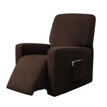 Waterproof Recliner Stretch Sofa Cover All-inclusive Non-slip Elastic Sofa Couch ... (COLOR: COFFEE)