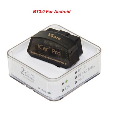 Vgate iCar Pro ELM327 V2.1 bluetooth 3.0 Car OBDII EOBD Diagnostic Scanner Tool OBD2  Code Reader Ad