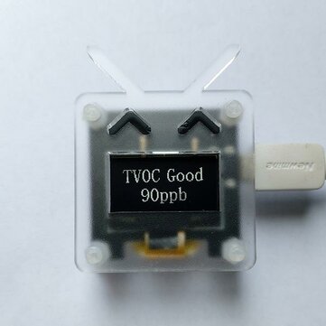 Portable USB CO2 TVOC Gas Detector SGP30 Gas Sensor Air Quality Monitor TVOC (0~10000ppb) CO2 (400~1