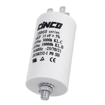 CBB60 15UF 450V Water Pump Motor Run Capacitor