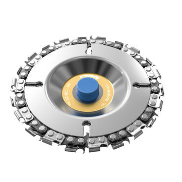 Drillpro 5 Inch 13 Teeth Titanium Coating Circular Saw Blade Woodworking Chainsaw Chain Blade