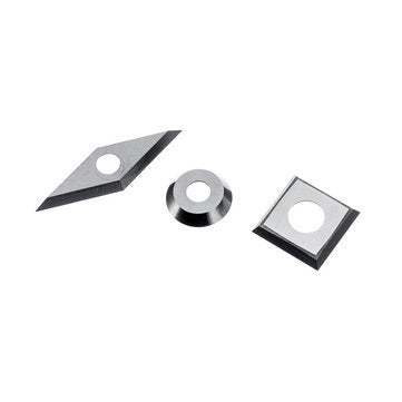 3PCS Tungsten Carbide Insert Cutter Set For Wood Turning Working Lathe Tool DIY