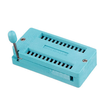 6pcs IC Lock Seat Zif Socket Test Universal zif Sockets 24Pin Wide