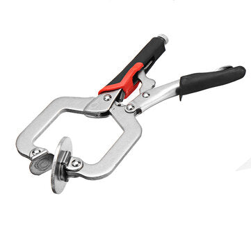 Woodworking 2 Inch C-clamp Face Clamp Locking Plier with Larger Flat Swivel Pads