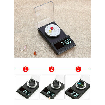 Precision Digital Jewelry Scale 100G 0.001g High-precision USB Electronic Scale Mini Jewelry Scale C