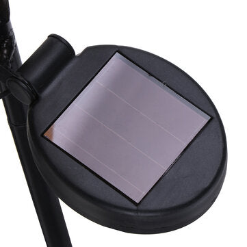 Outdoor Wrought Iron Ground Plug Solar Lawn Lamp Golden Sun Retro Hollow Courtyard Landscape Project