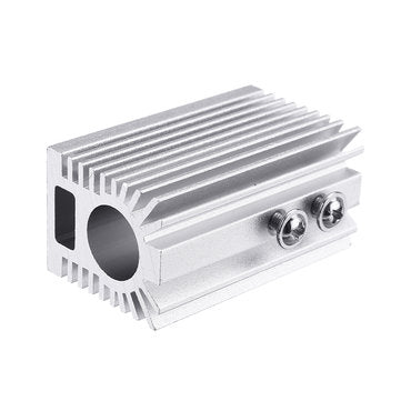 58x22x27mm Silver 12mm Aluminum Heat Sink Groove Fixed Radiator Seat Cooling Heat Sink for 12mm Lase