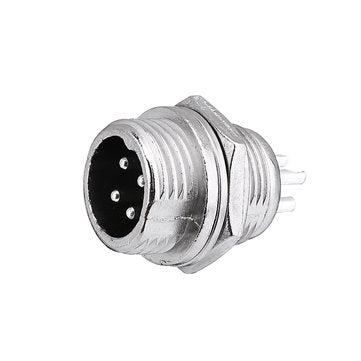 5pcs GX12 4Pin 12mm Male & Female Wire Panel Circular Connector Aviation Socket Plug