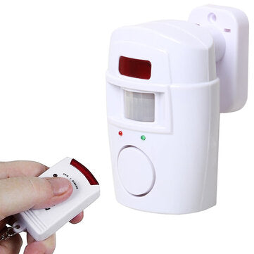 Wireless Remote Controlled Mini Alarm with IR Infrared Motion Sensor Detector