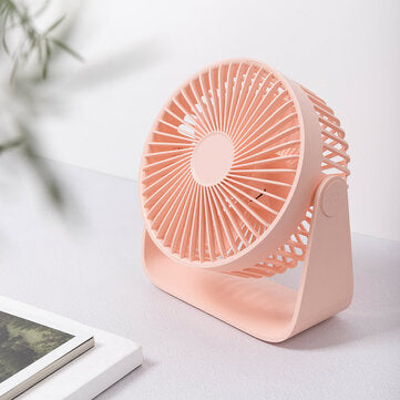Sothing Desktop Handheld USB Fan Aroma Diffuser 360 Adjustable Low Noise Strong ... (COLOR.: PINK)