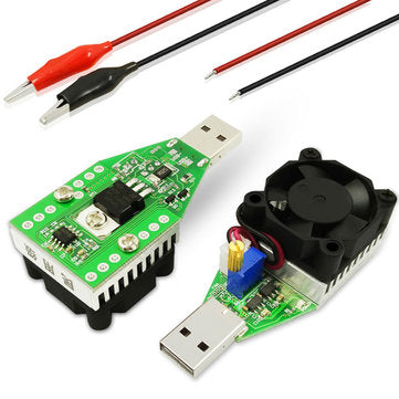USB DC Electronic Load Resistor Battery Power Bank Capacity Testing Charger Adjustable Constant Curr
